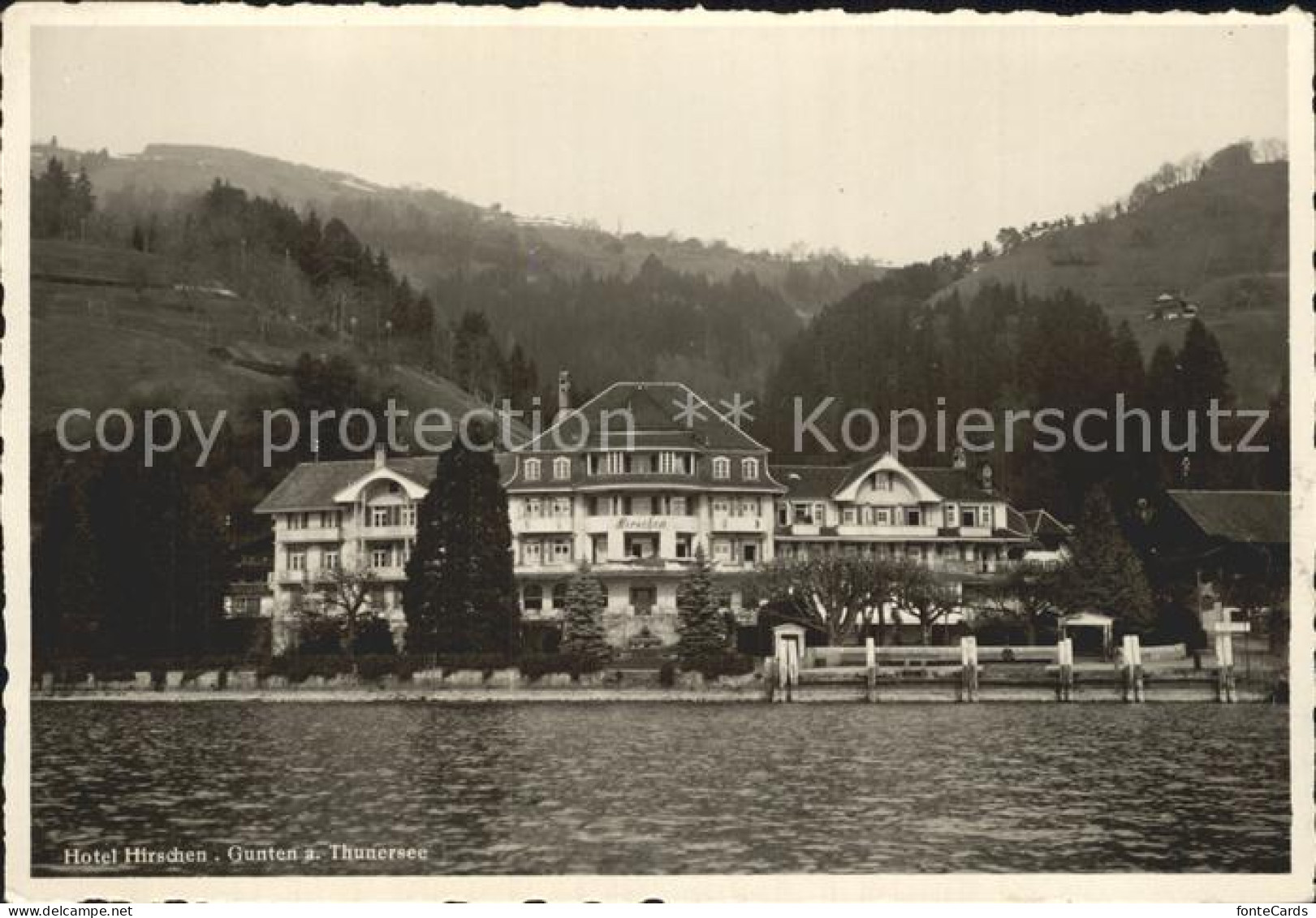 12358666 Gunten Hotel Hirschen Thunersee Gunten - Sonstige & Ohne Zuordnung