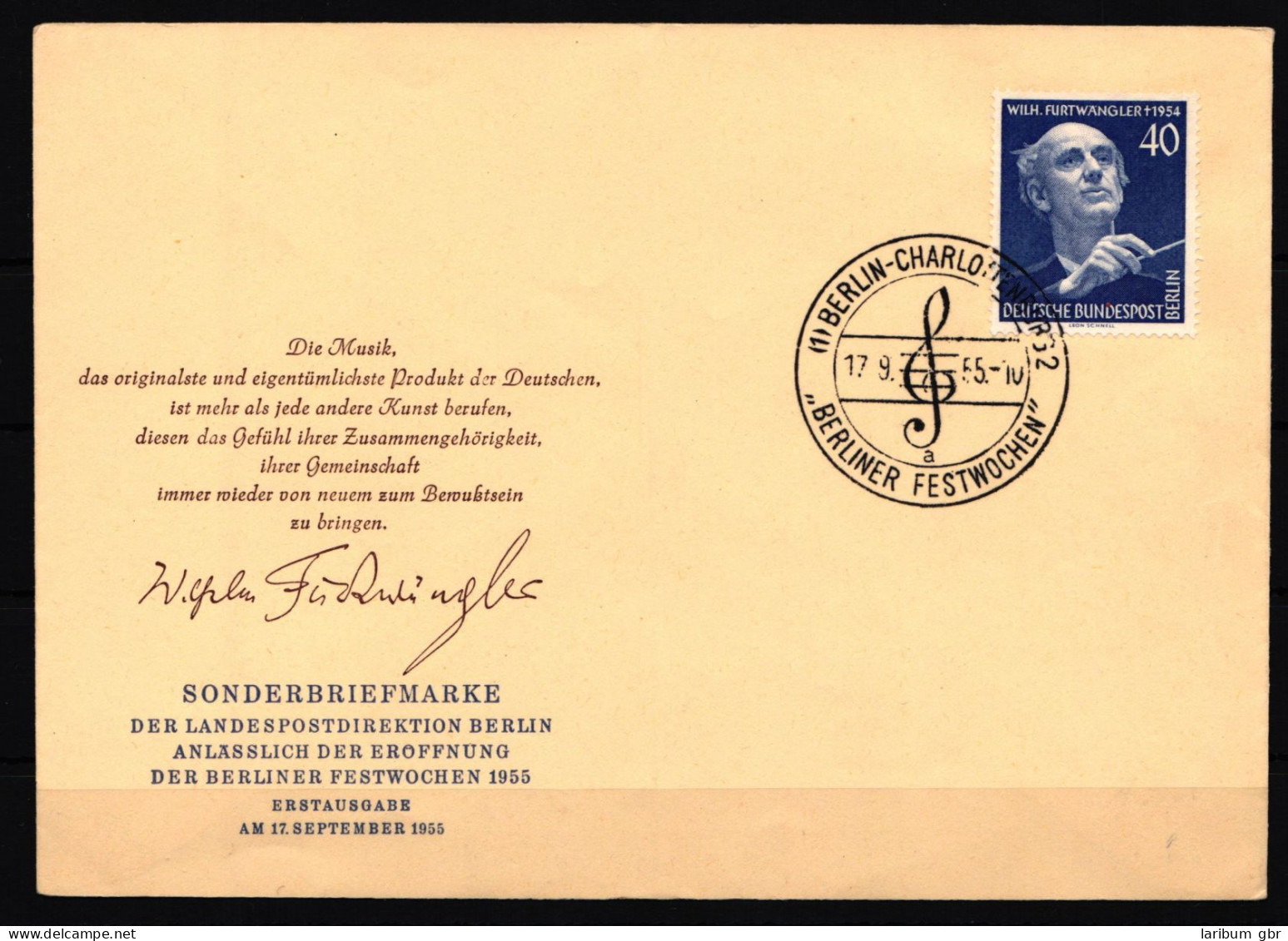 Berlin 128 Gestempelt Als Amtl. FDC #KU549 - Altri & Non Classificati