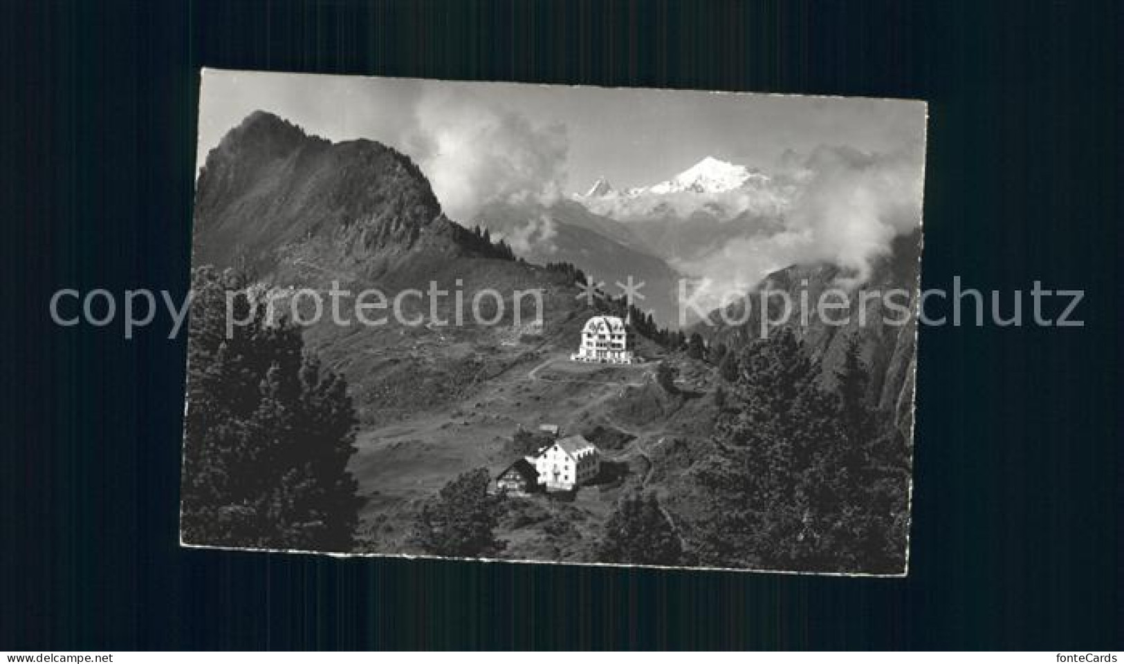 12346206 Riederfurka Hohfluh Mit Riederhorn Matterhorn Weisshorn Riederfurka Hoh - Andere & Zonder Classificatie