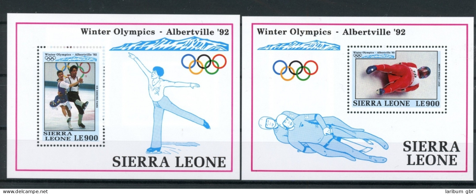 Sierra Leone Block 199-200 Postfrisch Olympische Spiele #JK514 - Sierra Leone (1961-...)