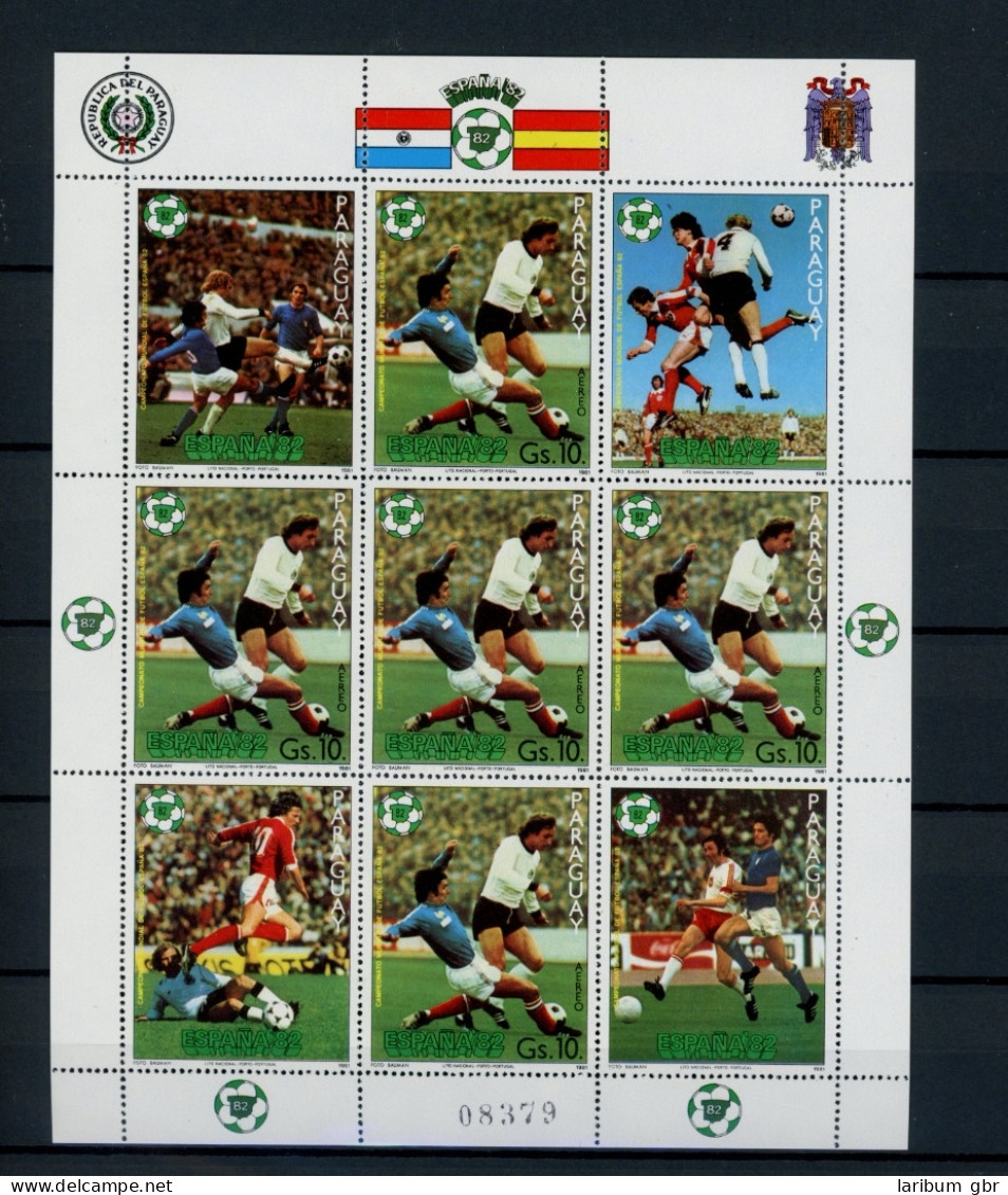 Paraguay Kleinbogen 3433 Postfrisch Fußball #JW844 - Paraguay