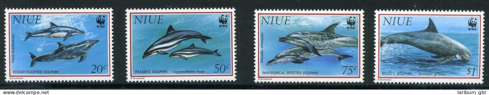 Niue 822-25 Postfrisch Delfine WWF #JM216 - Niue