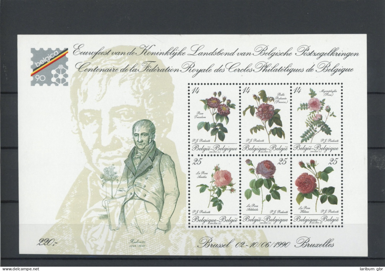 Belgien Block 61 Postfrisch Briefmarkenausstellung #JD556 - Andere & Zonder Classificatie