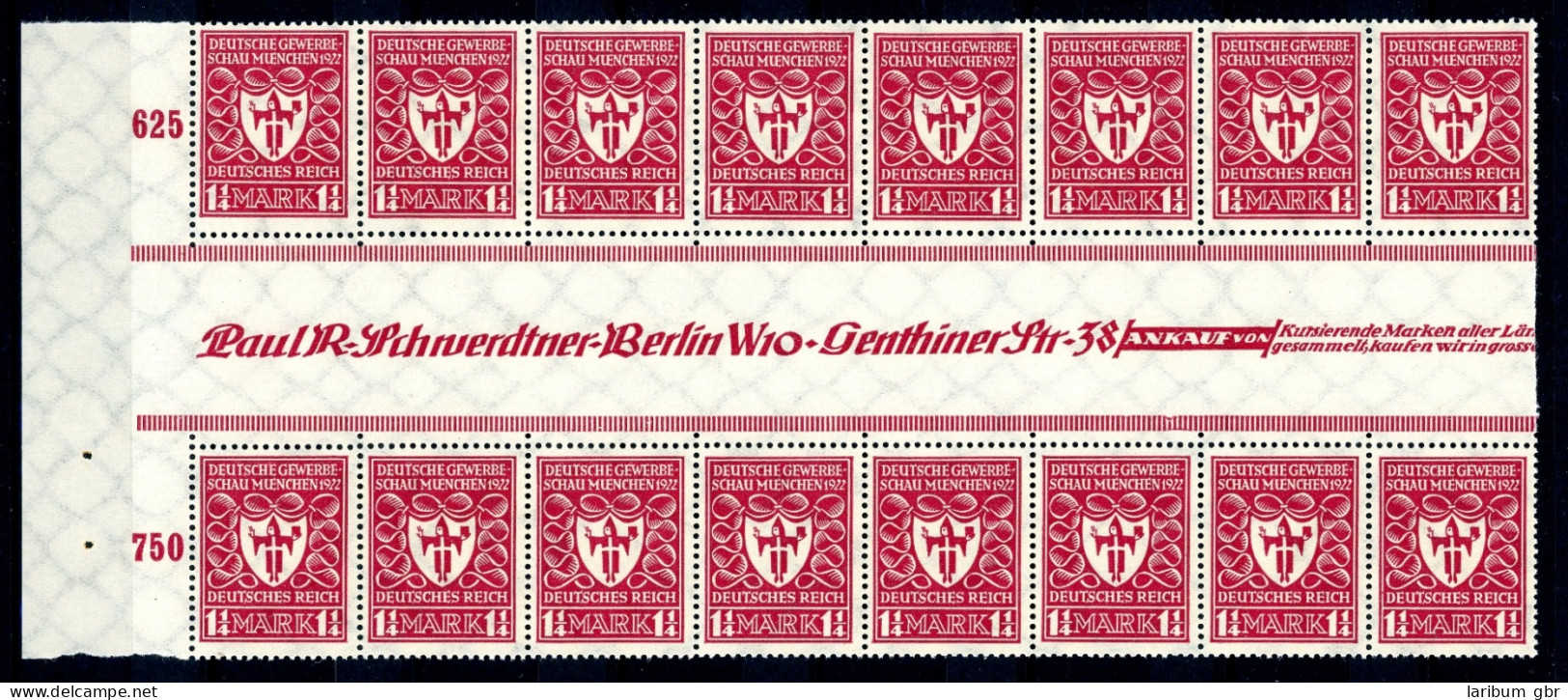 Deutsches Reich 8x 199 ZS C Postfrisch Infla Geprüft #JW865 - Other & Unclassified