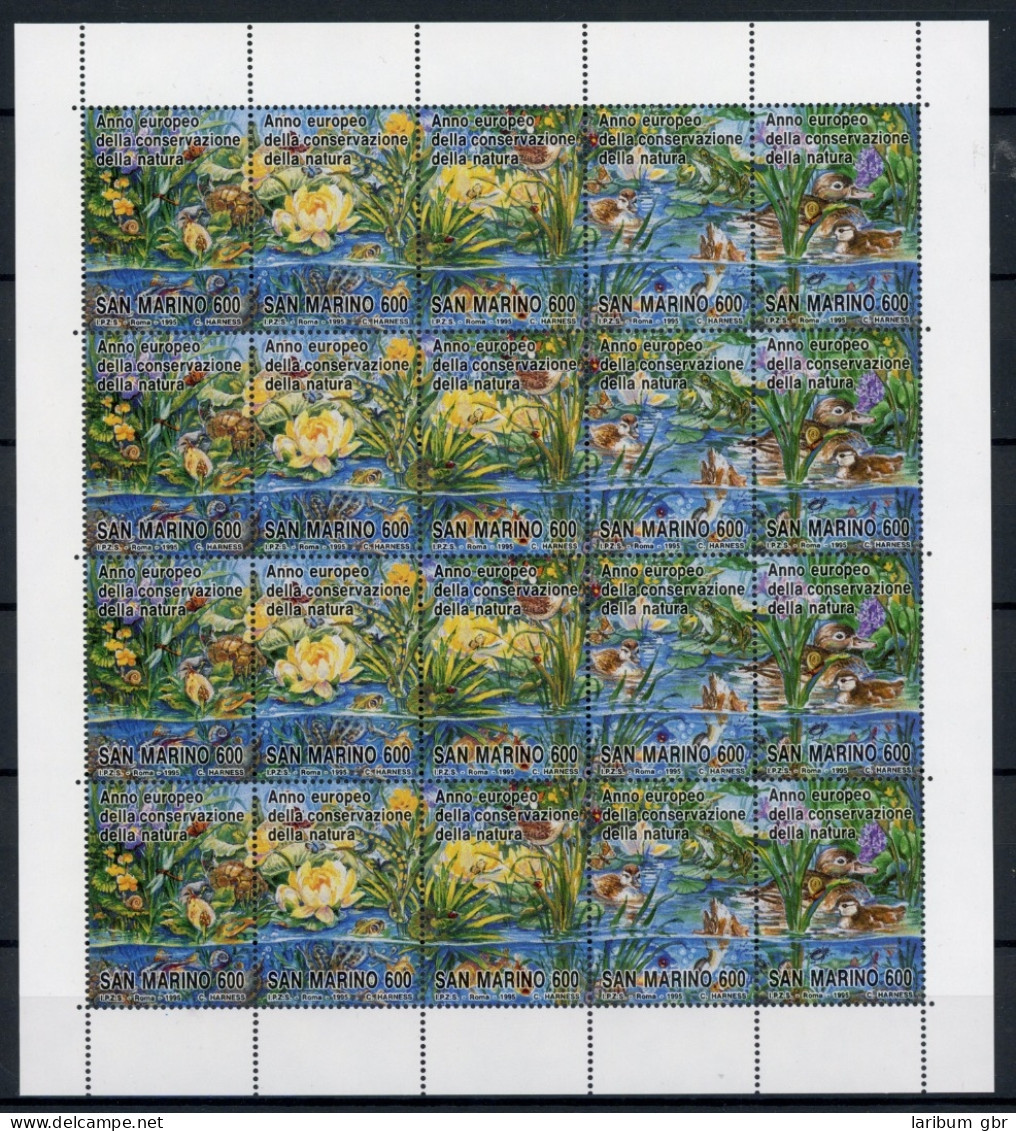 San Marino Kleinbogen Mit 1598-1602 Postfrisch Blumen, Natur #JD600 - Altri & Non Classificati