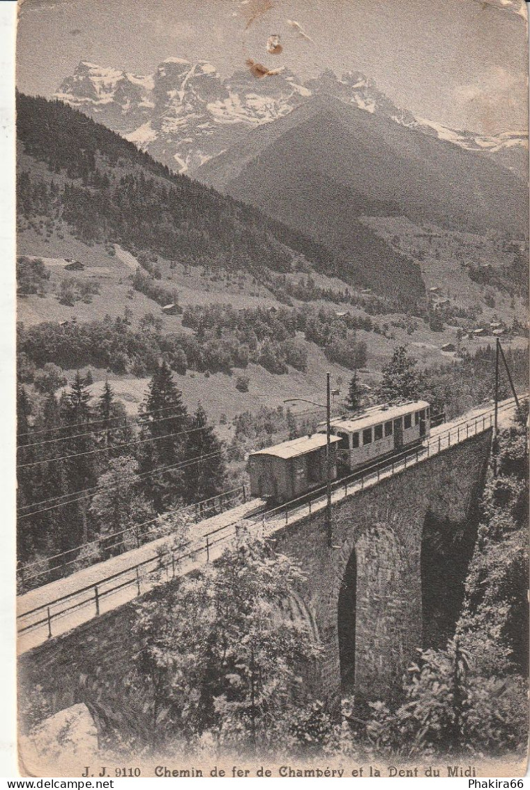 BAHN CHAMPERY DENT DU MIDI - Champéry