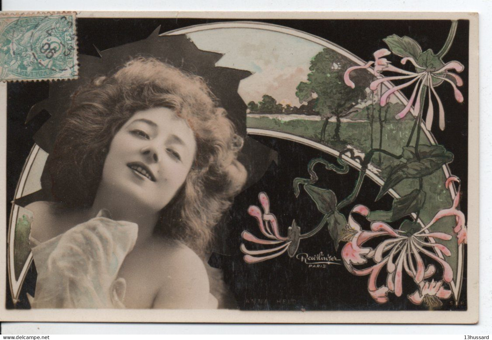 Carte Postale Ancienne Artiste De Music-Hall Anna Held  - Photographie Reutlinger - Entertainers