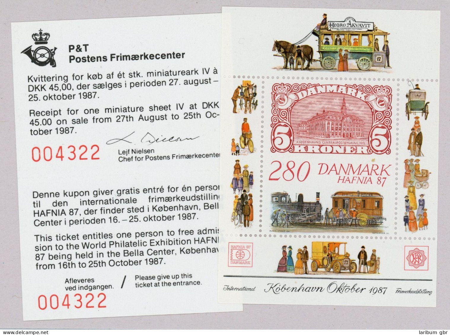 Dänemark Jahrgang 1987 888-904, Block 7 Postfrisch #JJ689 - Other & Unclassified