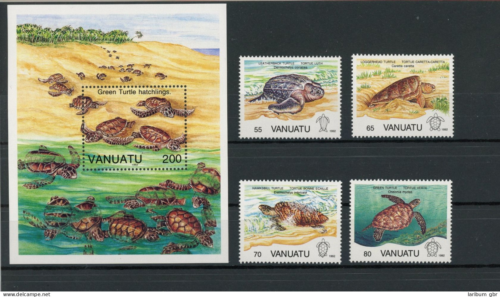 Vanuatu 901-904, Block 19 Postfrisch Schildkröte #IN063 - Vanuatu (1980-...)