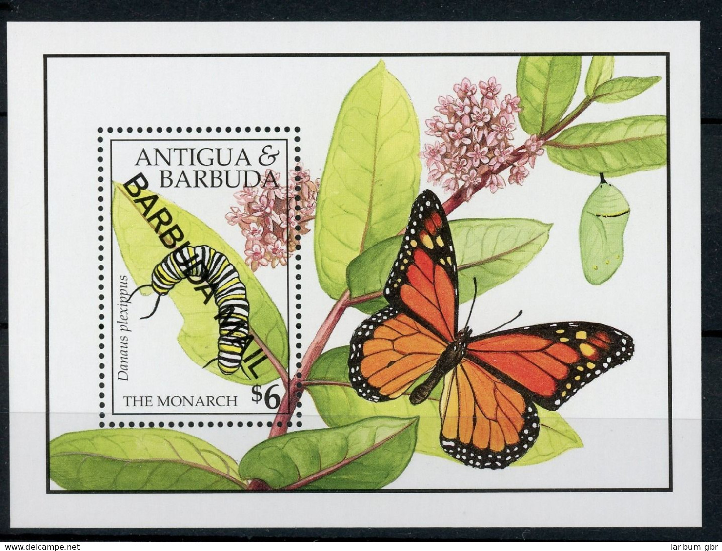 Barbuda Block 178 Postfrisch Schmetterlinge #JQ828 - Anguilla (1968-...)