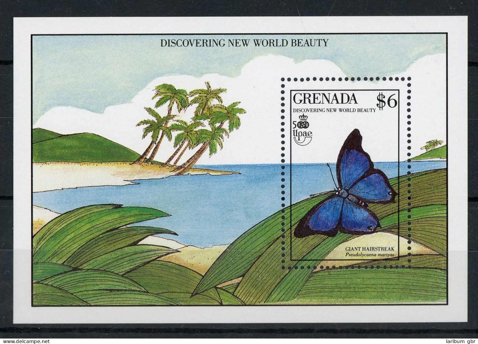 Grenada Block 240 Postfrisch Schmetterlinge #HB114 - Grenade (1974-...)