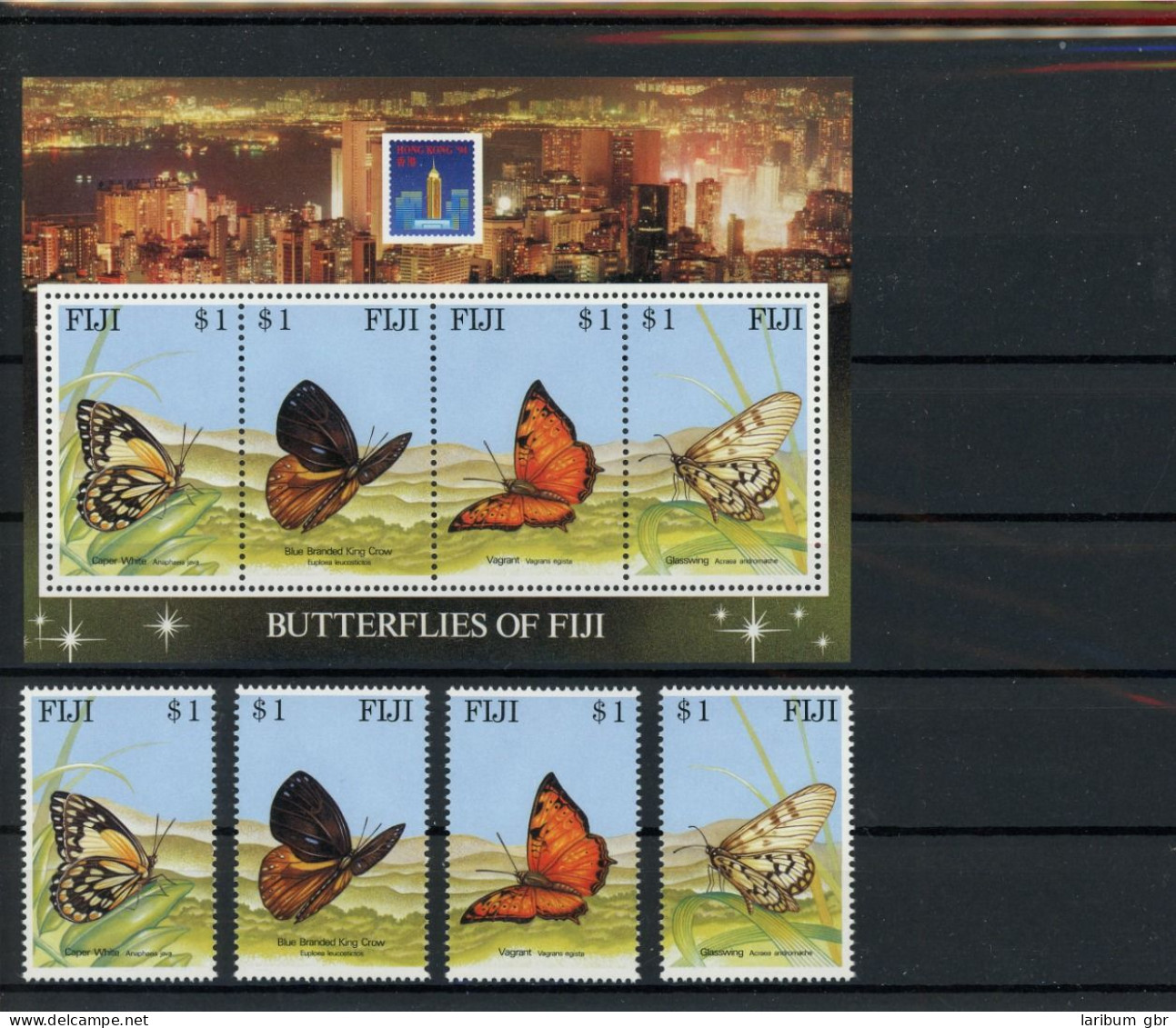 Fidschi Inseln 700-703, Block 11 Postfrisch Schmetterling #JT798 - Cook Islands