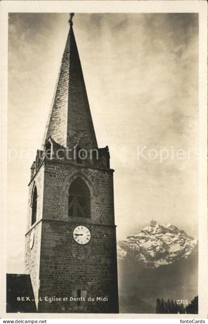 12339106 Bex Les Bains L Eglise Dents Du Midi Bex - Altri & Non Classificati