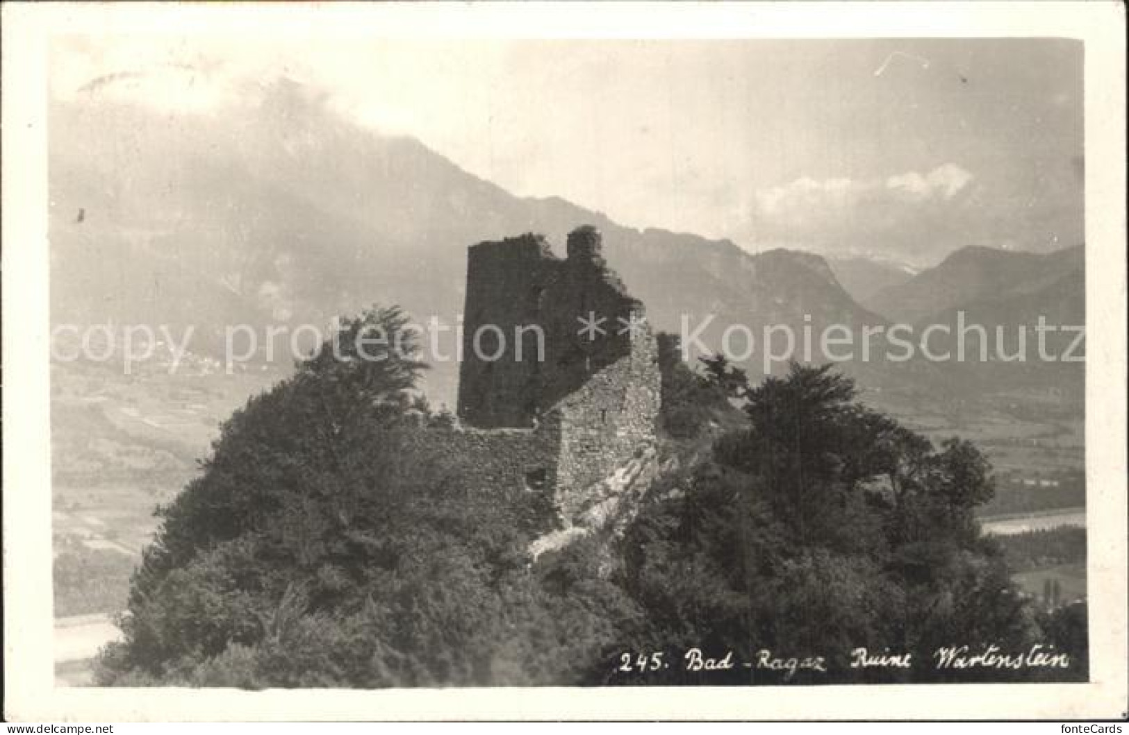 12339066 Bad Ragaz Mit Ruine Wartenstein Bad Ragaz - Other & Unclassified