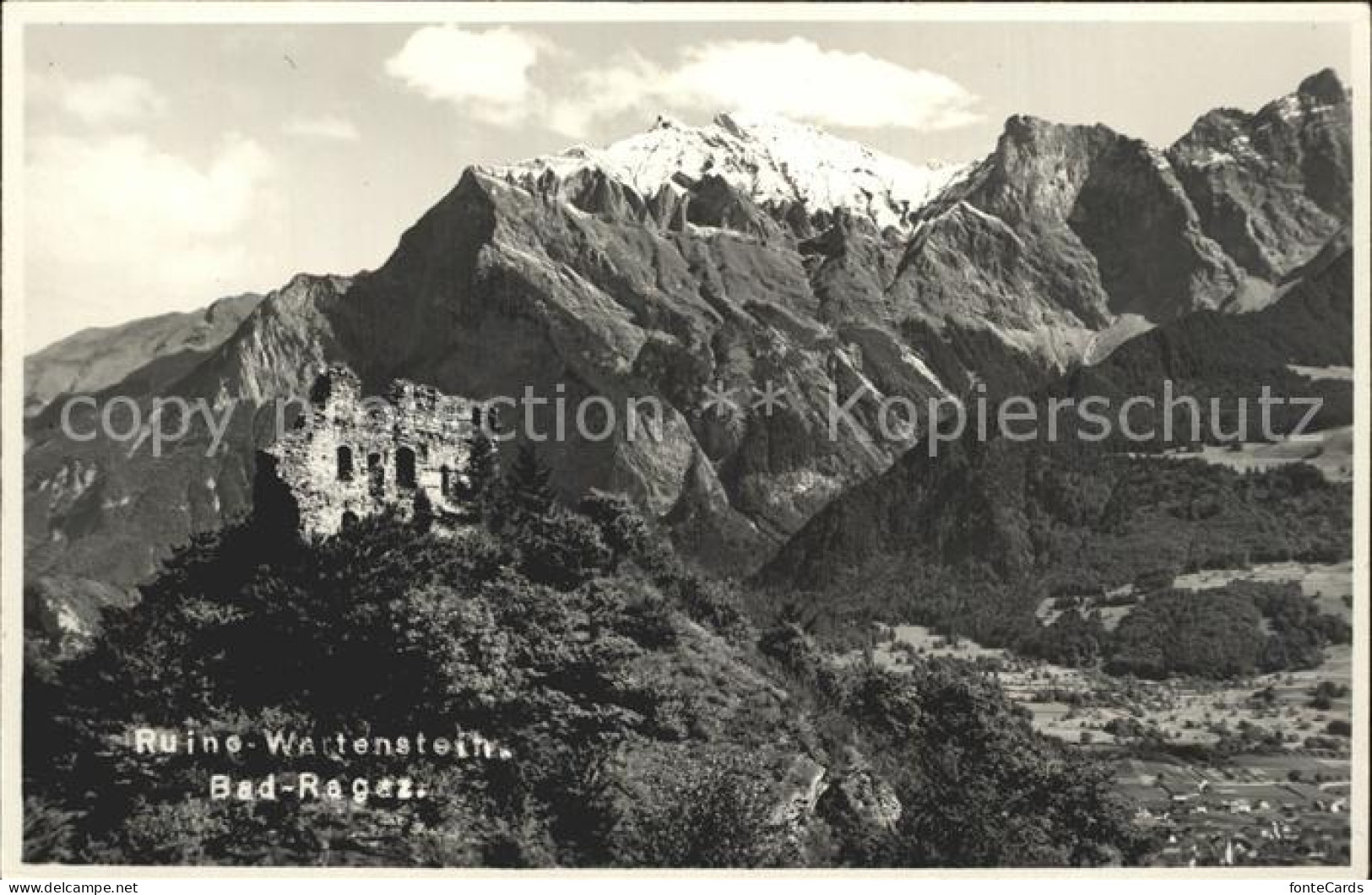 12339046 Bad Ragaz Ruine Wartenstein Bad Ragaz - Altri & Non Classificati