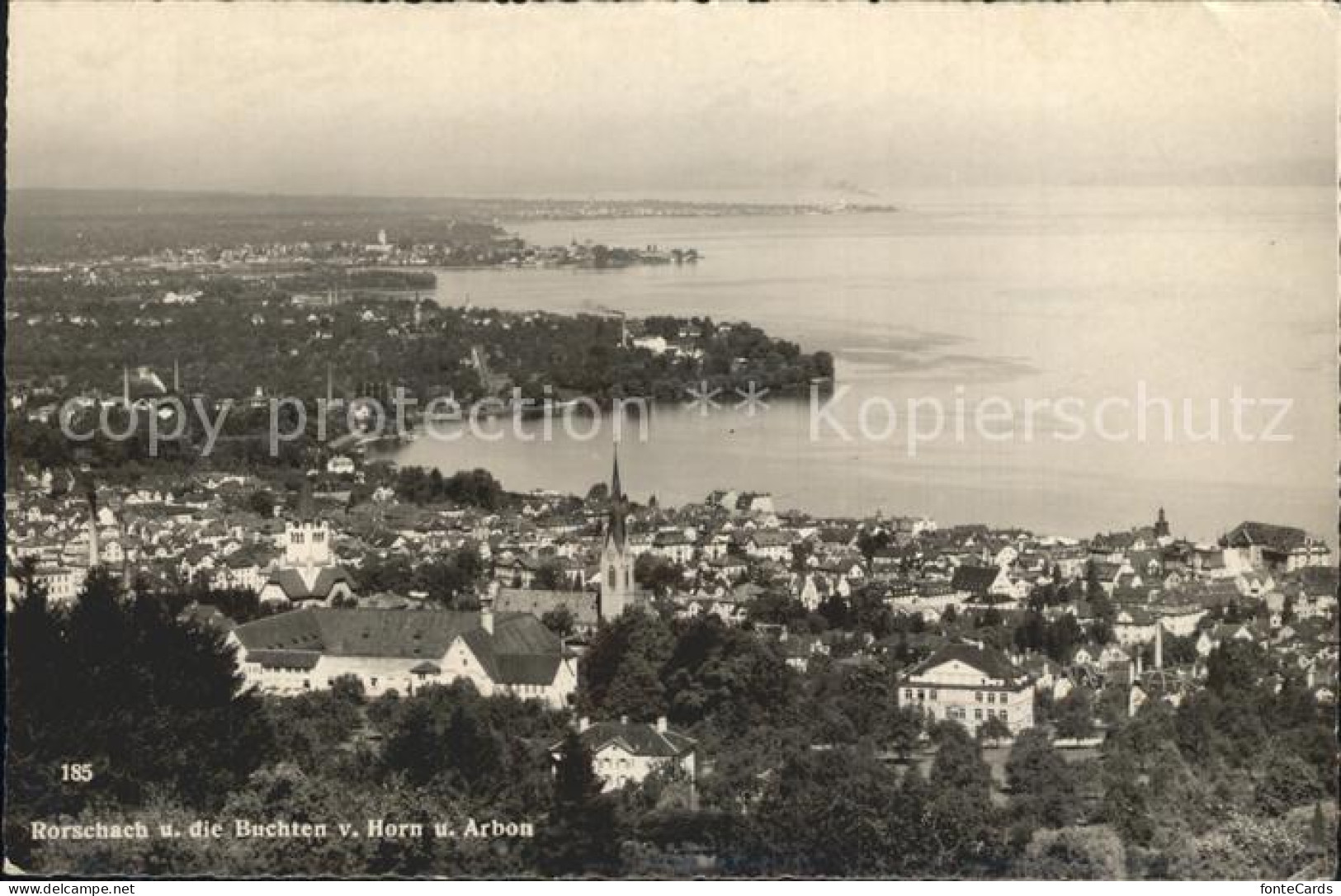 12337936 Rorschach Bodensee Mit Horn Und Arbon Rorschach - Altri & Non Classificati