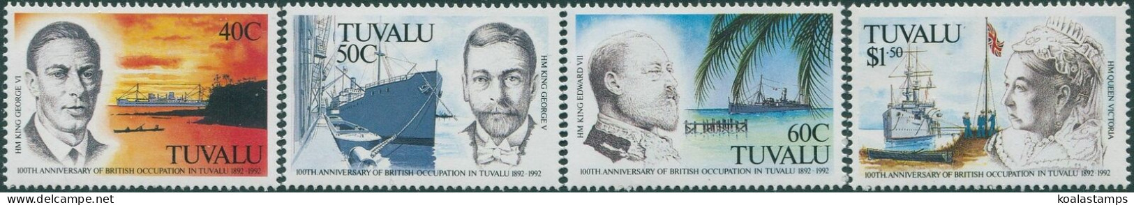 Tuvalu 1992 SG625-628 Occupation Set MNH - Tuvalu