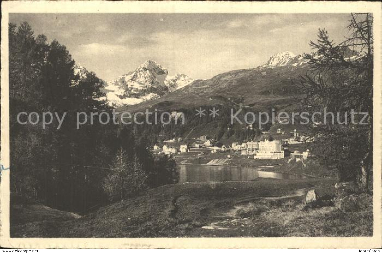 12335376 St Moritz GR Mit Piz Julier Und Albana St. Moritz - Sonstige & Ohne Zuordnung