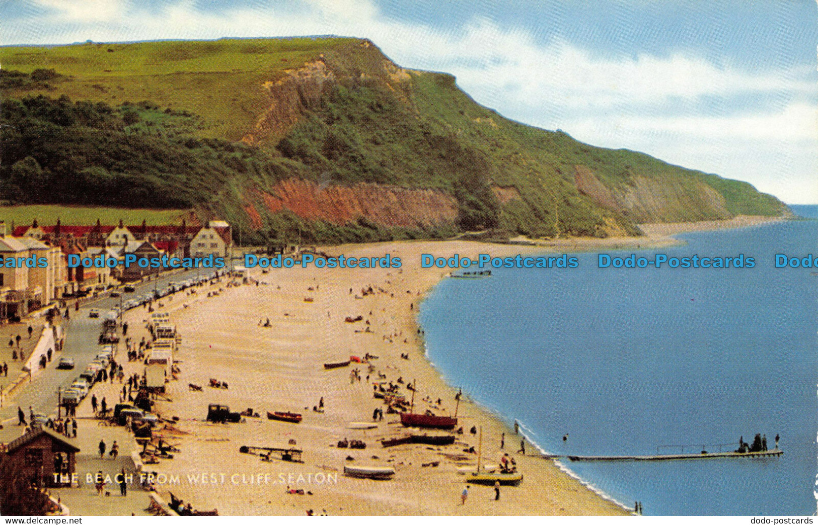 R083067 The Beach From West Cliff. Seaton. Salmon. 1966 - Monde