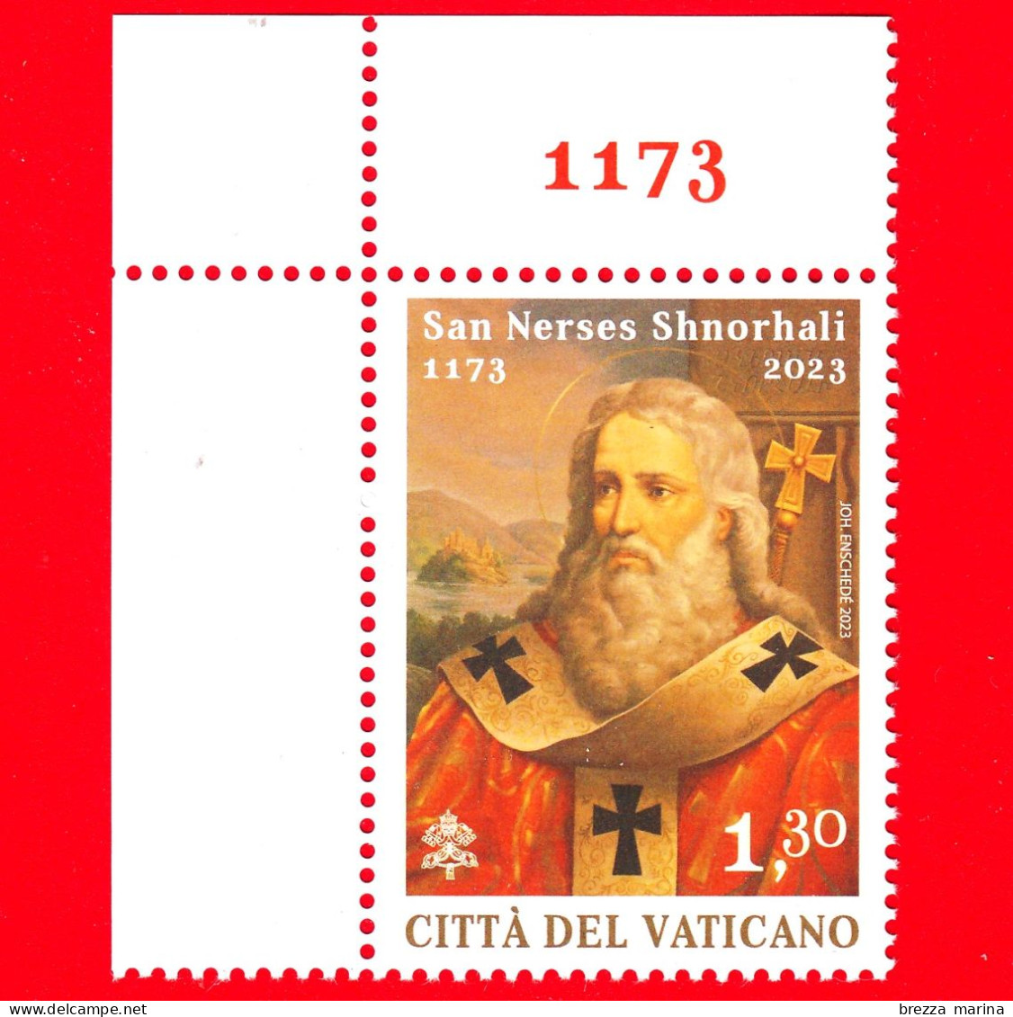 Nuovo - MNH - VATICANO - 2023 - 850º Anniversario Della Morte Di San Nerses Shnorhali – Ritratto – 1.30 - Neufs