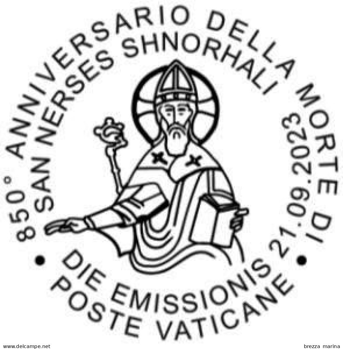 Nuovo - MNH - VATICANO - 2023 - 850º Anniversario Della Morte Di San Nerses Shnorhali – Ritratto – 1.30 - Nuovi