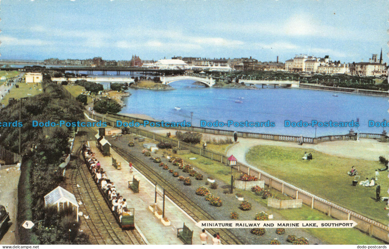 R082138 Miniature Railway And Marine Lake. Southport. Bamforth. Color Gloss - Monde