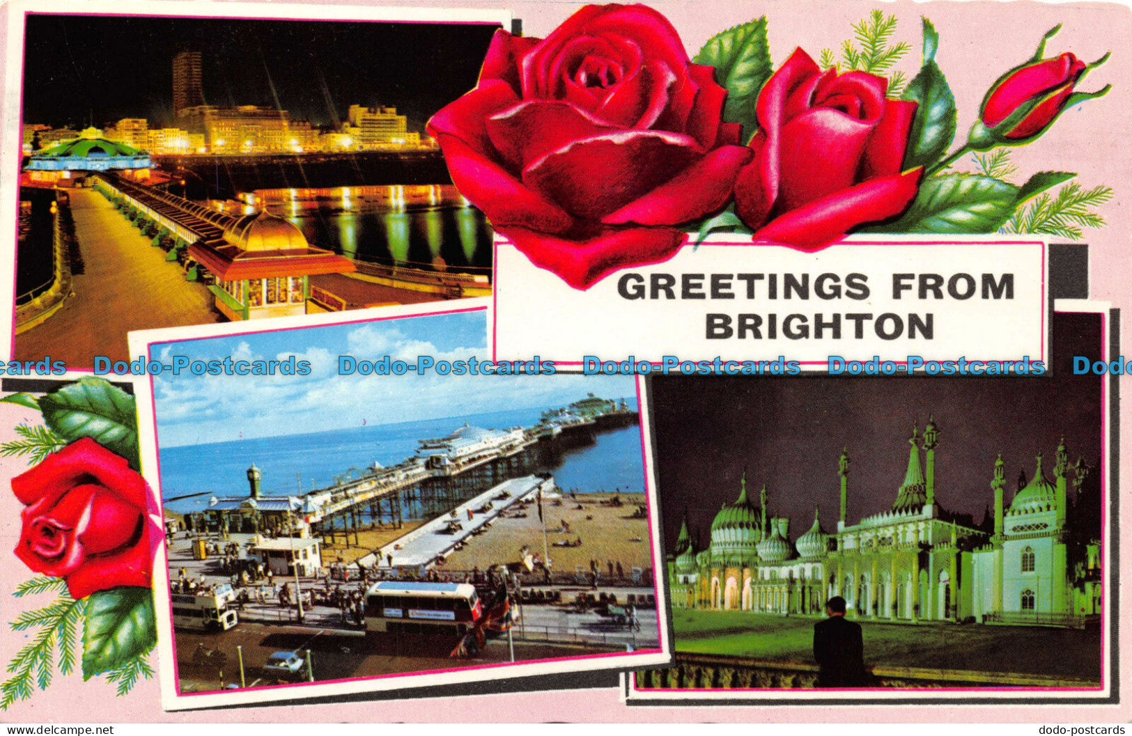 R083071 Greetings From Brighton. Multi View. Valentine. 1971 - Monde