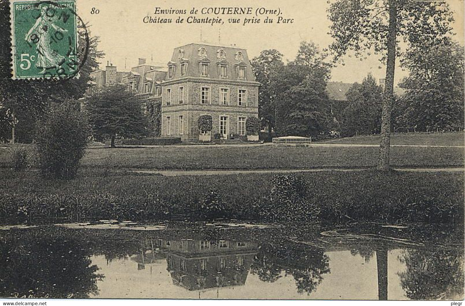 61135 01 02#1 - ENVIRONS DE COUTERNE - CHÂTEAU DE CHANTEPIE, VUE PRISE DU PARC - Otros & Sin Clasificación