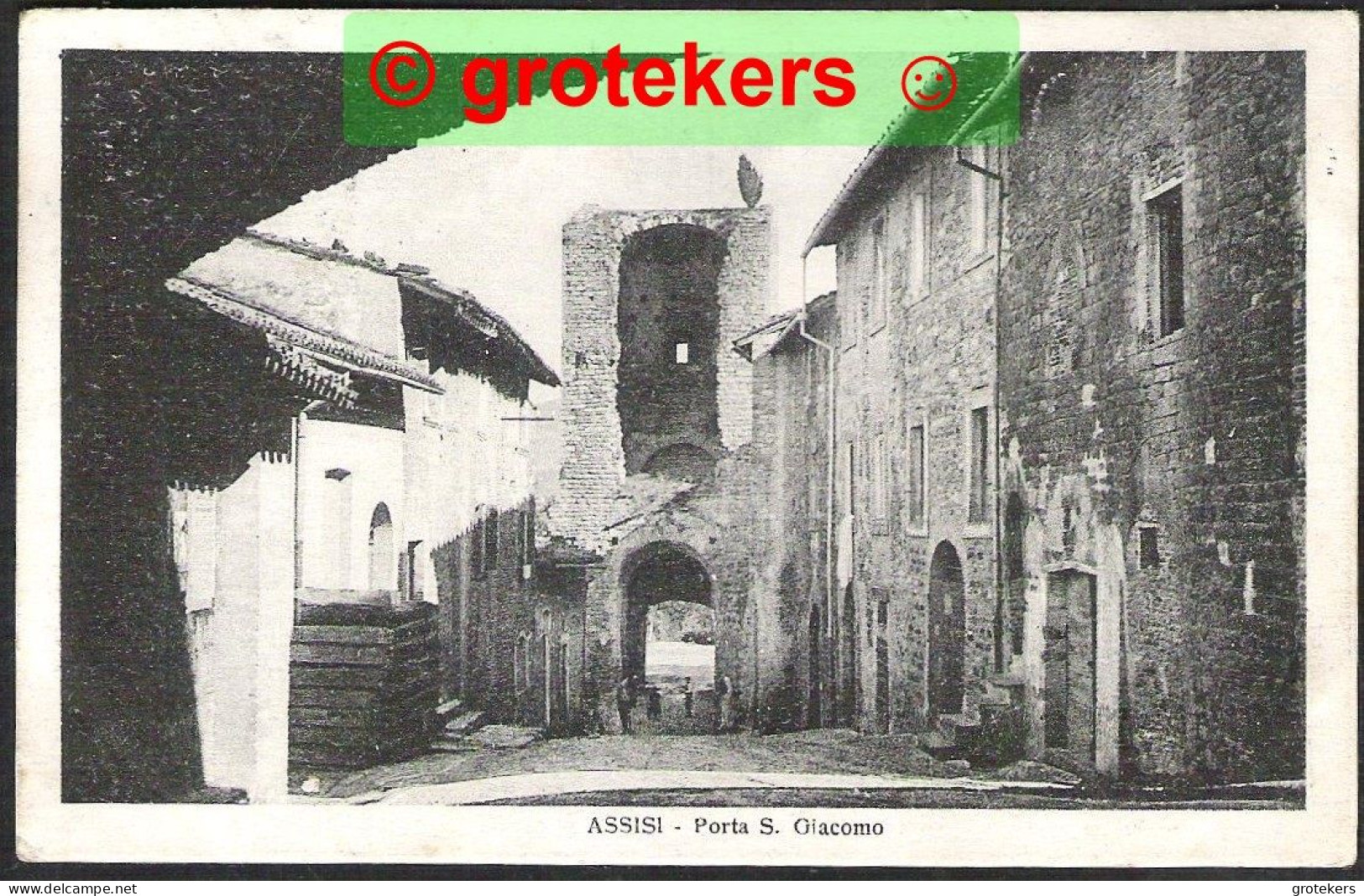 ASSISI Porta S. Giacomo 1925 - Altri & Non Classificati
