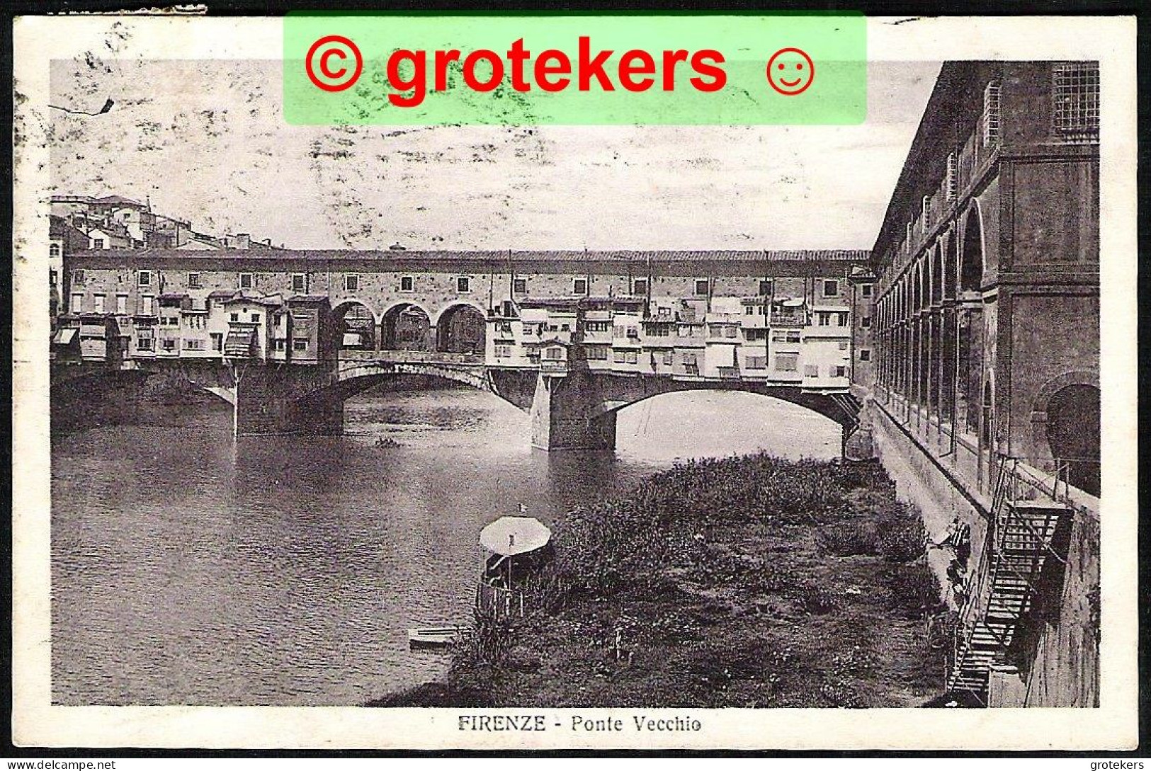 FIRENZE Ponte Vecchio 1925 - Firenze