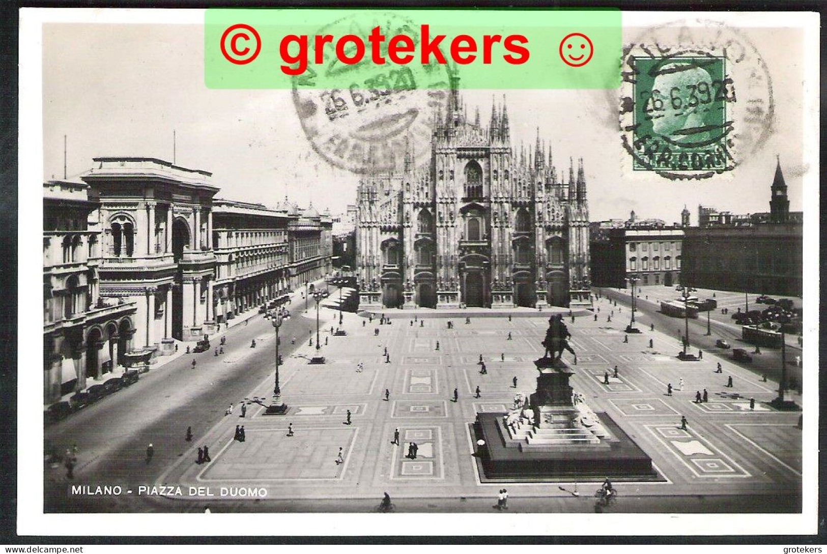 MILANO Piazza Del Duomo 1939 - Milano (Mailand)