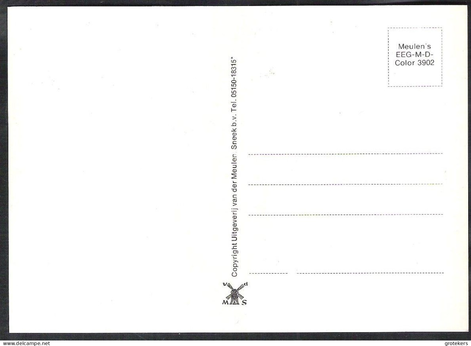 OUDEMIRDUM Beukenlaan Zomerhuisjes 4-luik Ca 1978 - Otros & Sin Clasificación