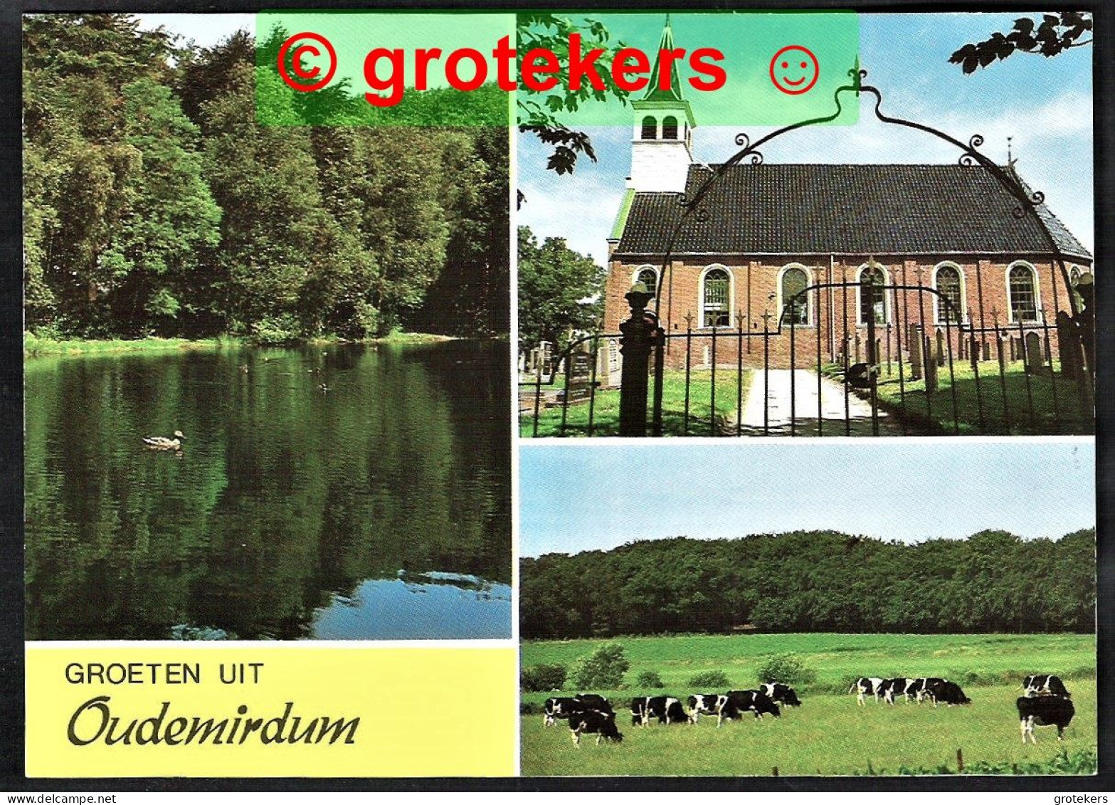 OUDEMIRDUM Groeten Uit 3-luik Ca 1978 - Autres & Non Classés