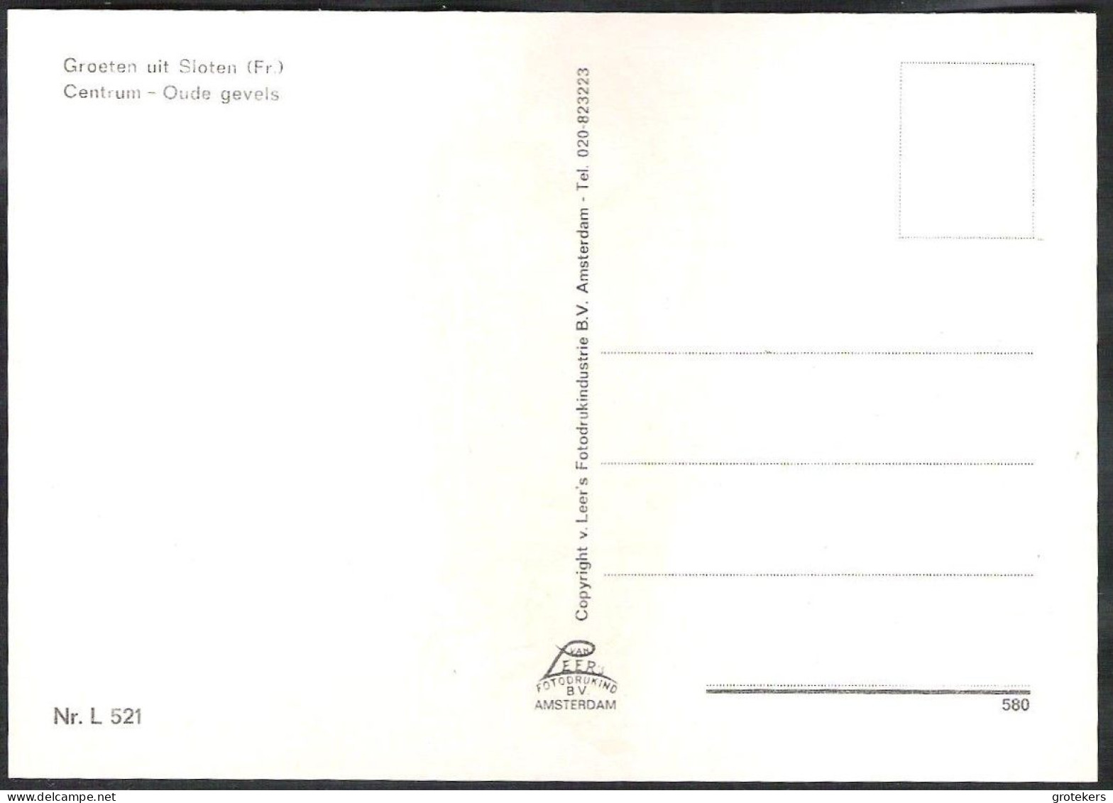 SLOTEN 6 Verschillende Kaarten ± 1978 Groot Formaat Ca 10 X 15 Zie Specificatie  - Sonstige & Ohne Zuordnung