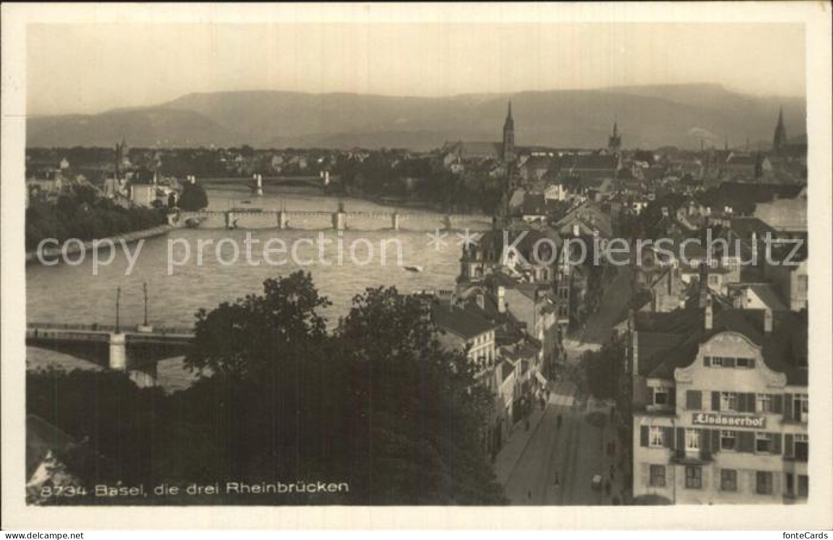 12330356 Basel BS Rheinbruecken Basel BS - Andere & Zonder Classificatie