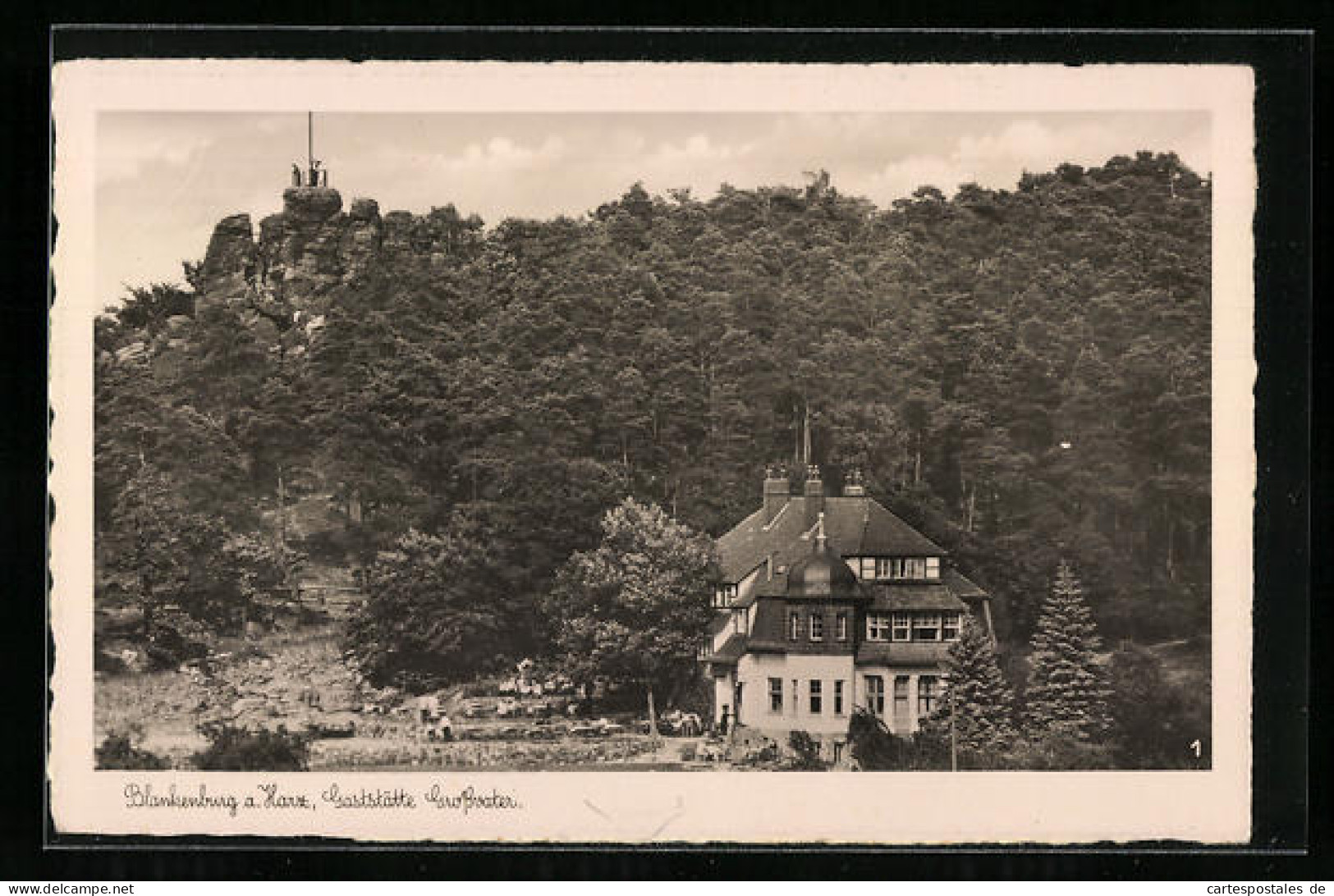 AK Blankenburg /Harz, Gasthaus Grossvater  - Blankenburg