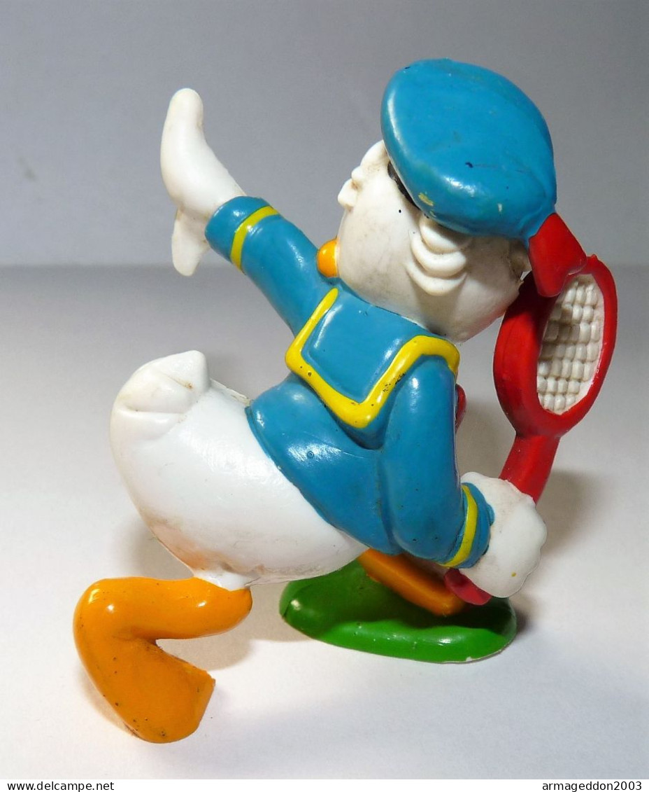 ANCIENNE FIGURINE PVC DISNEY DONALD TENNISMAN   /  5.5 CM WALT DISNEY PRODUCTION - Disney