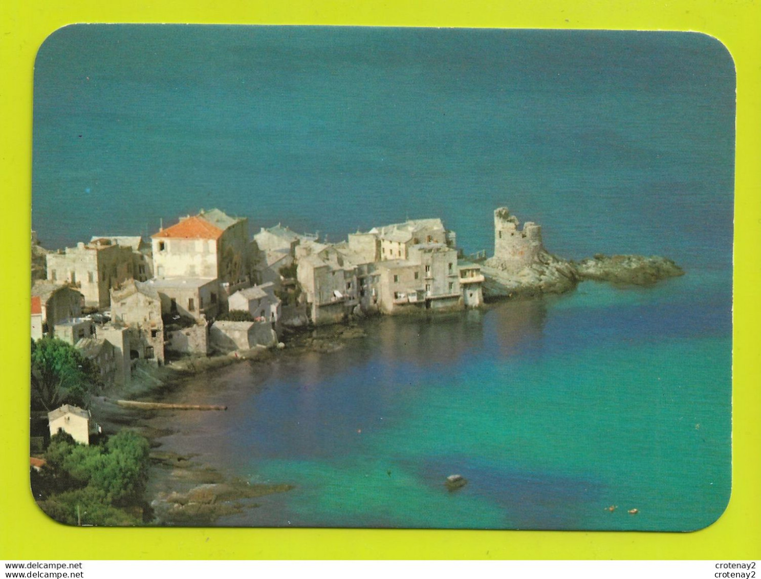 Haute Corse ERBALUNGA Cap Rocheux Maisons Bâties à Fleur D'eau VOIR DOS - Andere & Zonder Classificatie