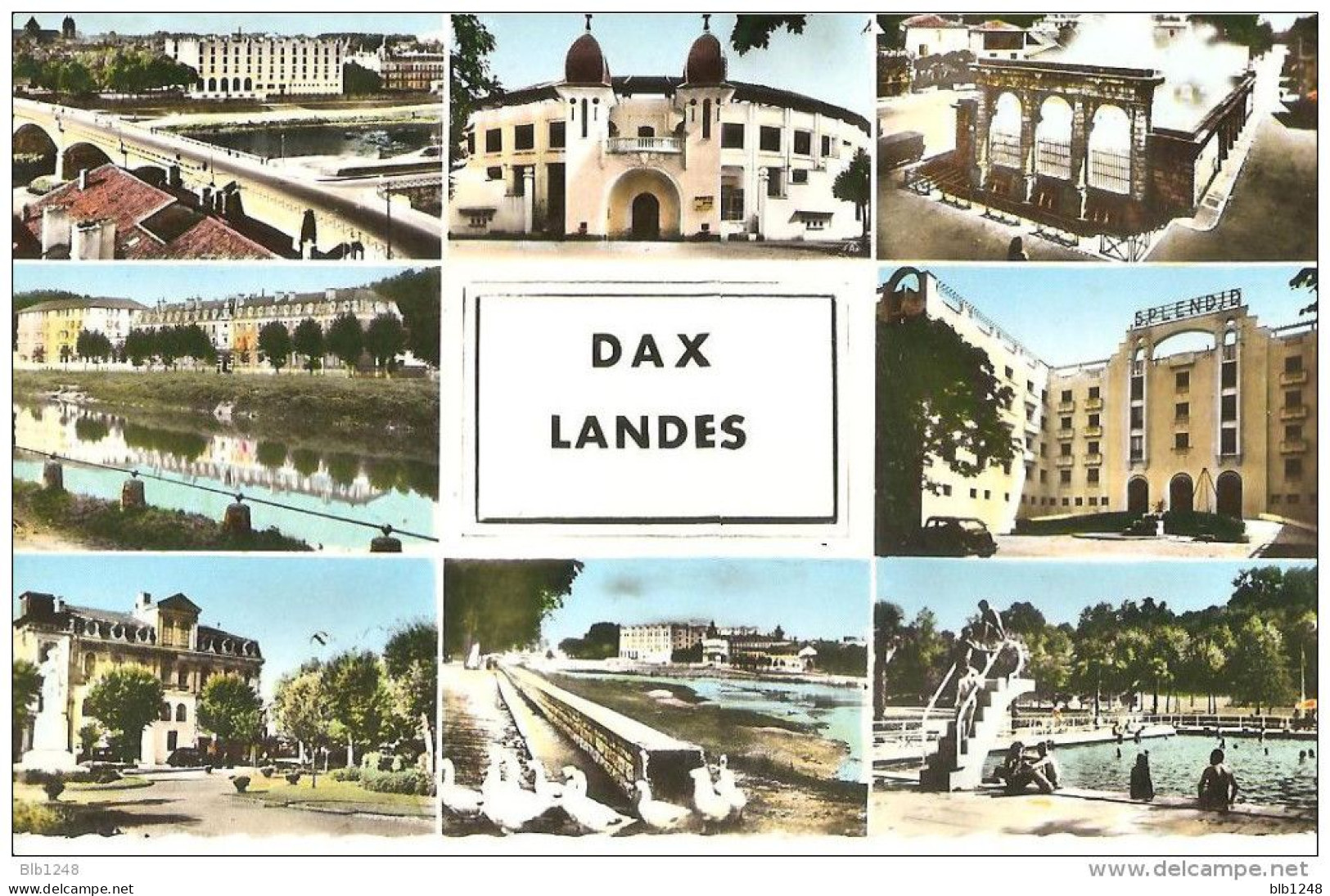 [40] Landes > 4 CPM De Dax -Perspective Sur La Ville-2 CPM Carte Multivues- Grand Dax - Dax