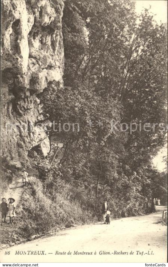 12321156 Montreux VD Route A Glion Rochers De Tuf Montreux - Autres & Non Classés