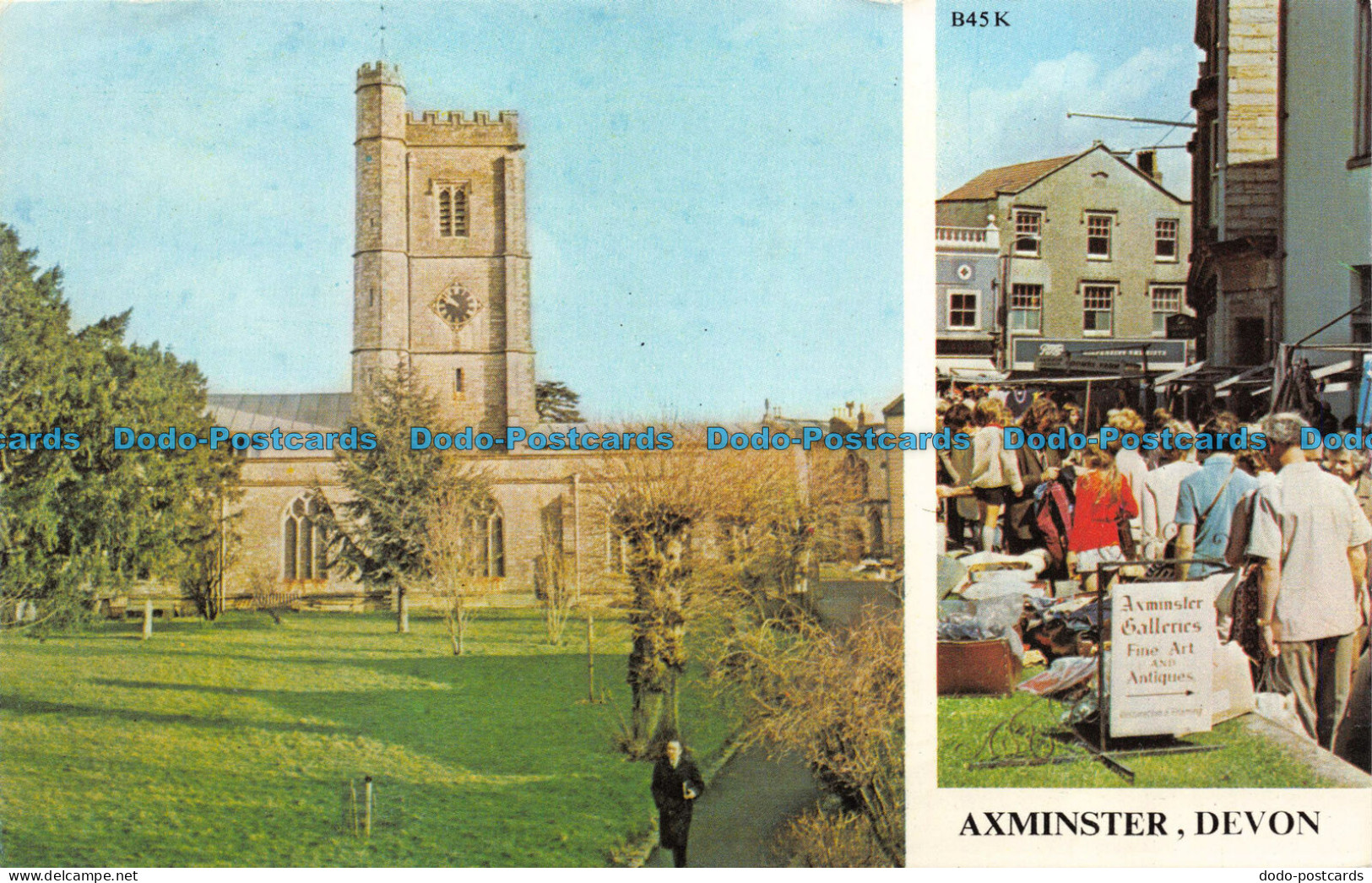 R082649 Axminster. Devon. Multi View. Harvey Barton. 1975 - World