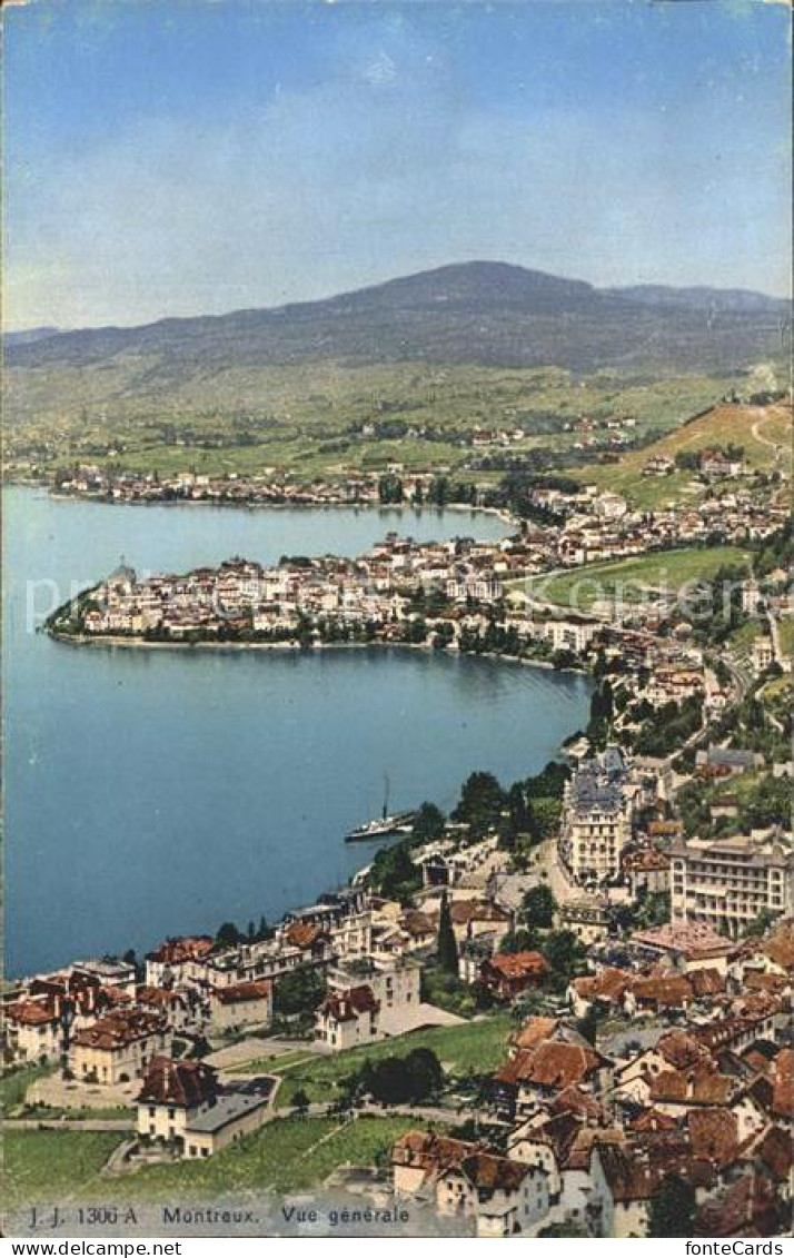 12321086 Montreux VD Vue Generale Lac Leman Genfersee Montreux - Autres & Non Classés