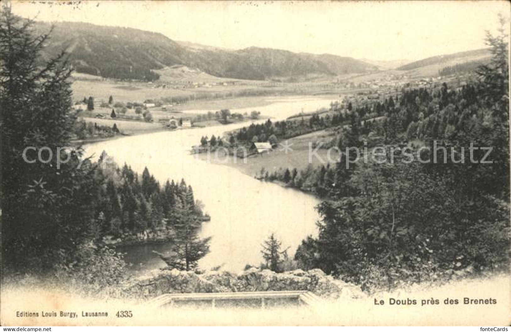 12320986 Les Brenets Panorama Doubs Landschaft Les Brenets - Andere & Zonder Classificatie