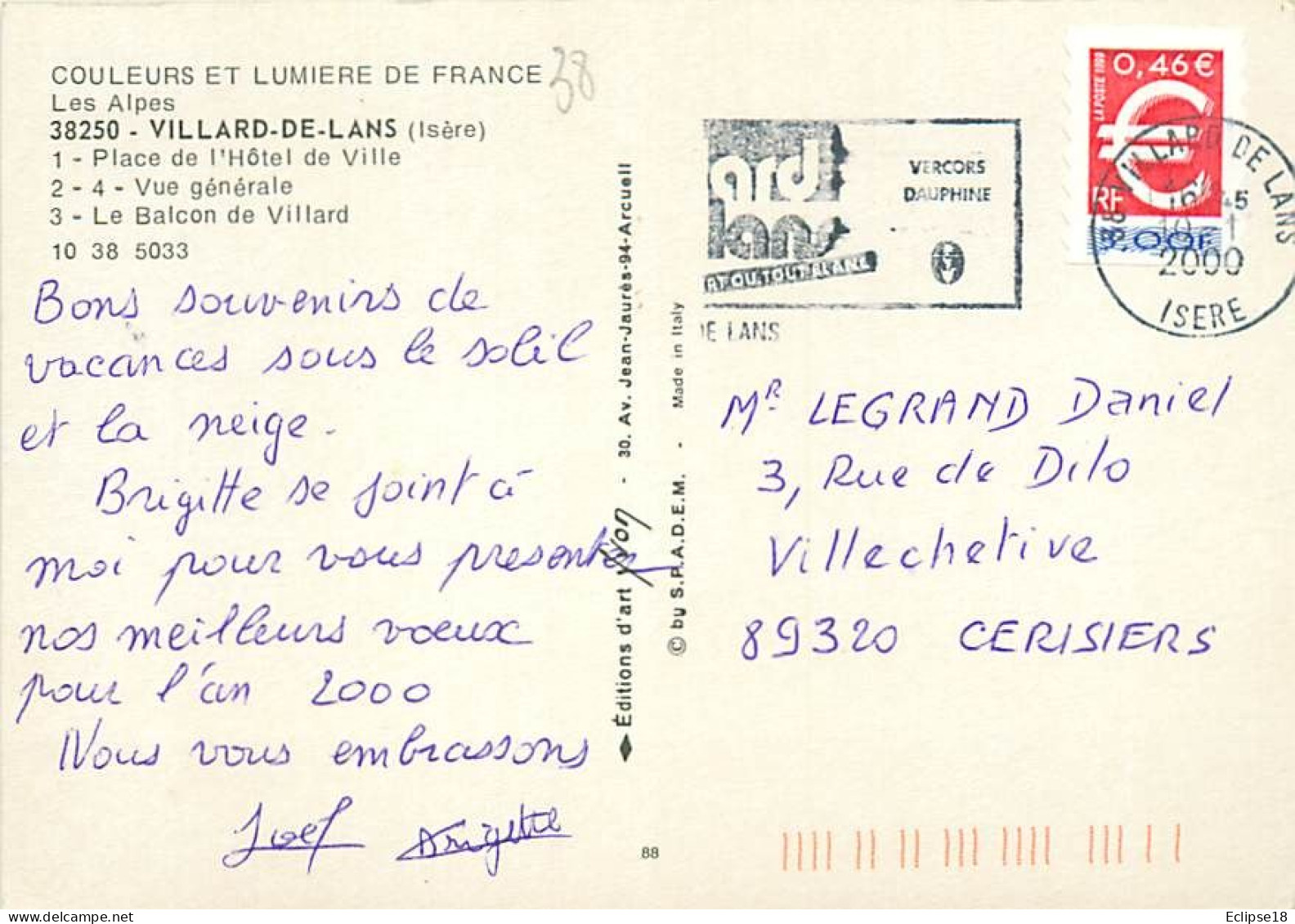 lot de 12 cartes - multivues - villes divers   Y 98