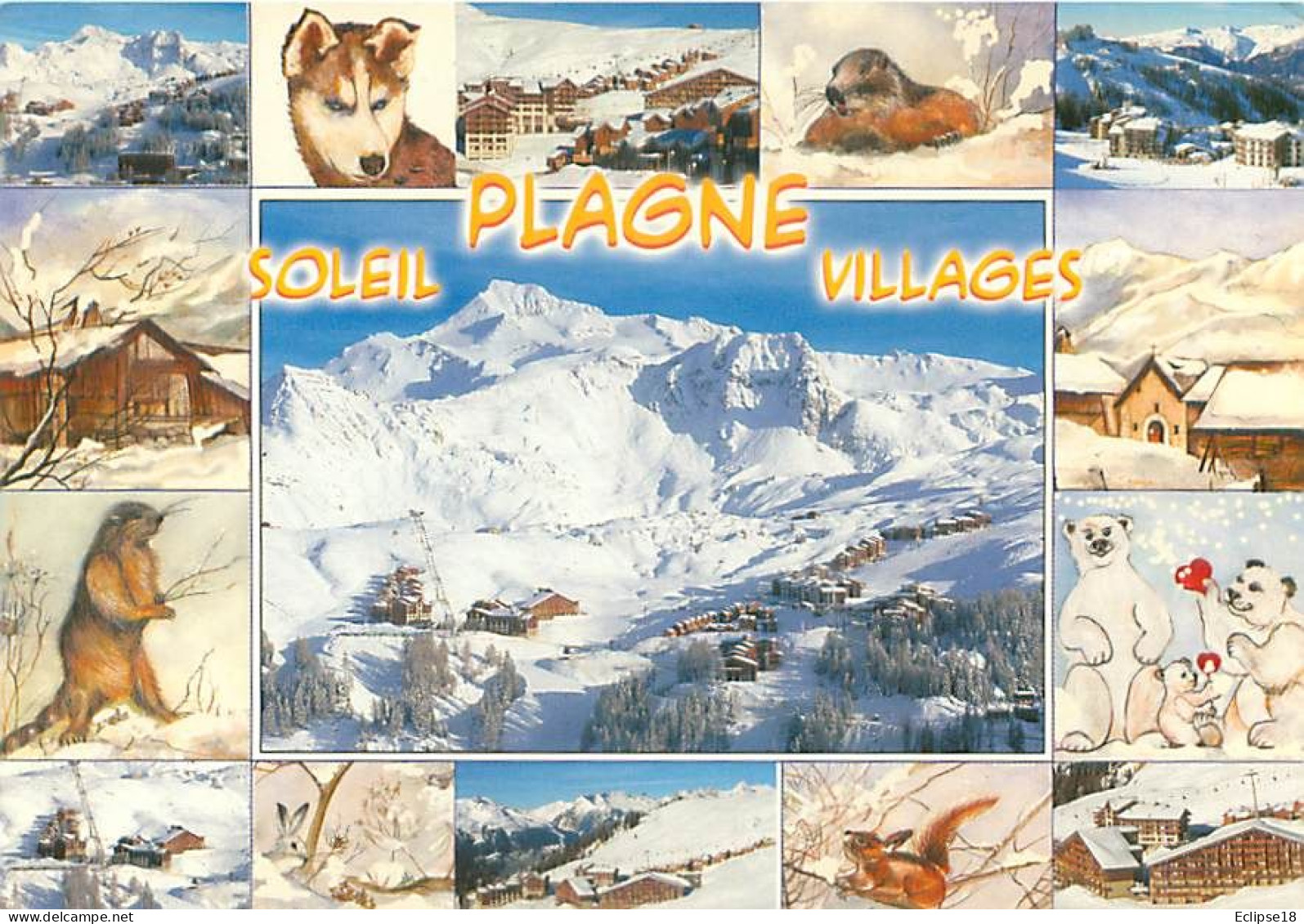 lot de 12 cartes - multivues - villes divers   Y 98