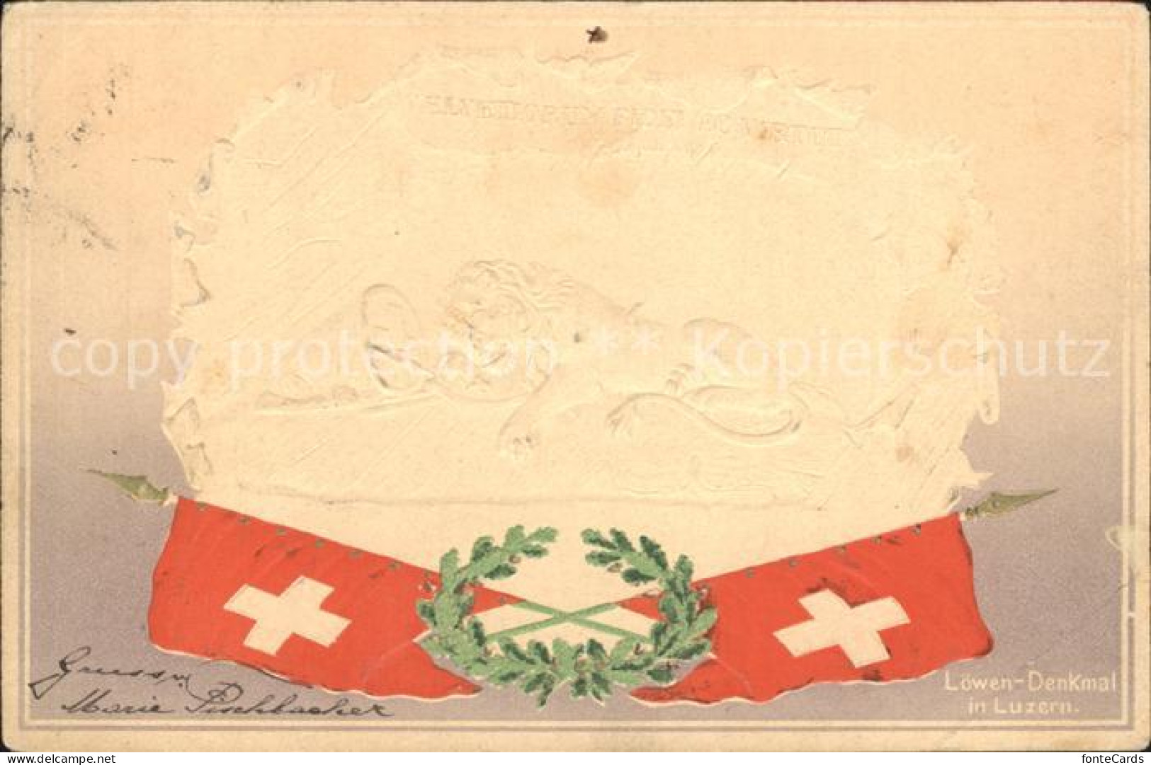 12319246 Luzern LU Loewendenkmal Luzern - Andere & Zonder Classificatie