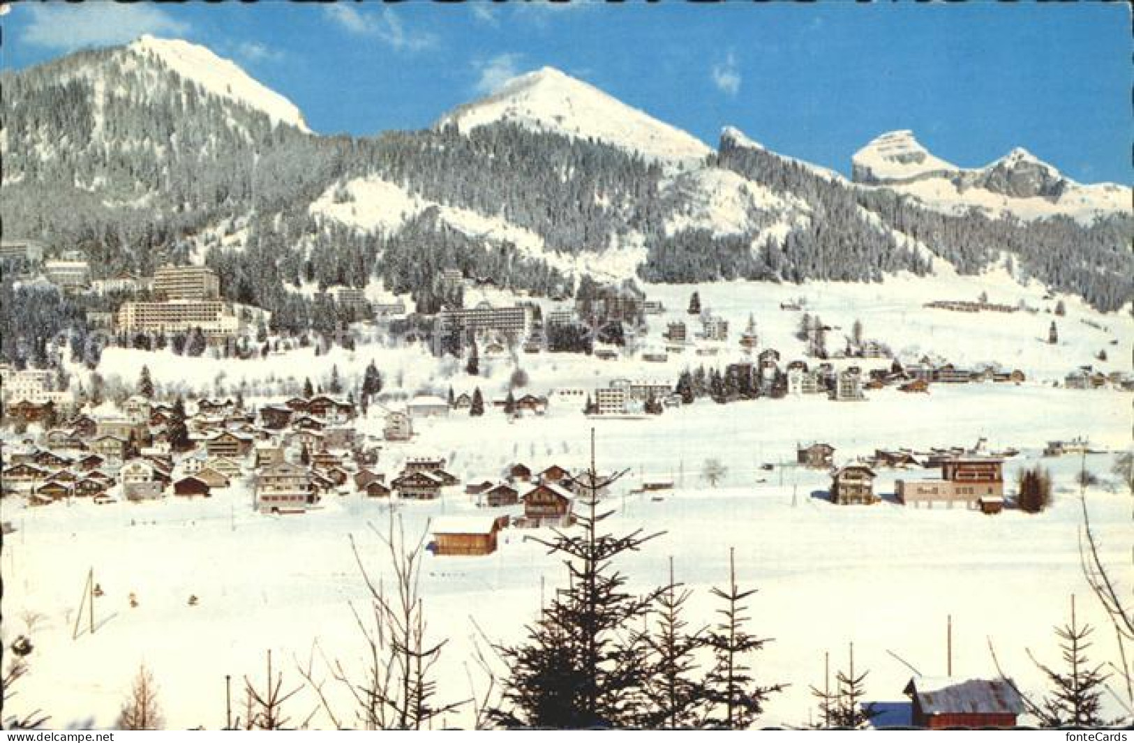 12318176 Leysin Et Les Tours D Ai En Hiver Leysin - Altri & Non Classificati