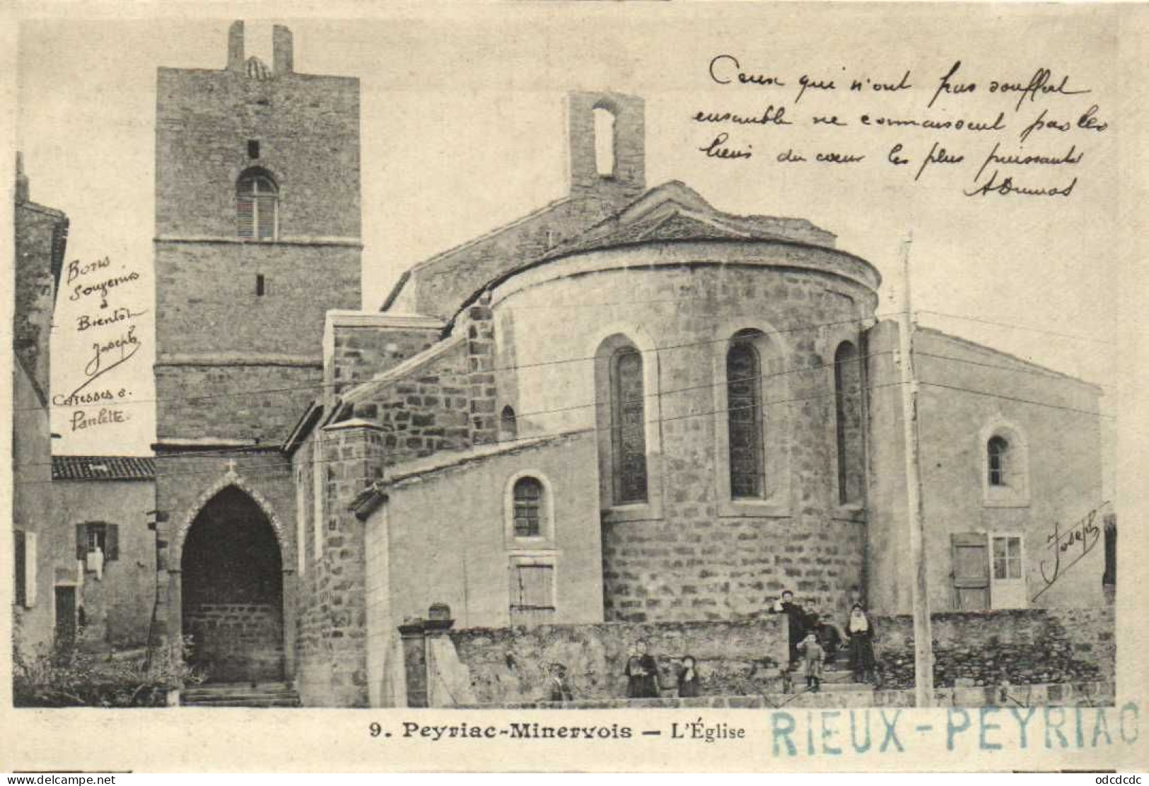 Peyriac Minervois L'Eglise Animée RV - Autres & Non Classés