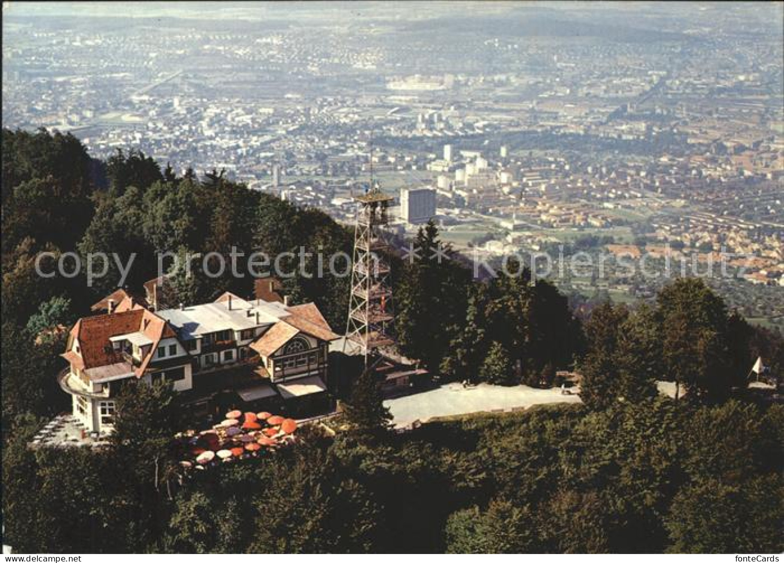 12312336 Uetliberg ZH Mit Restaurant Uto Kulm Und Blick Auf Zuerich Uetliberg ZH - Altri & Non Classificati