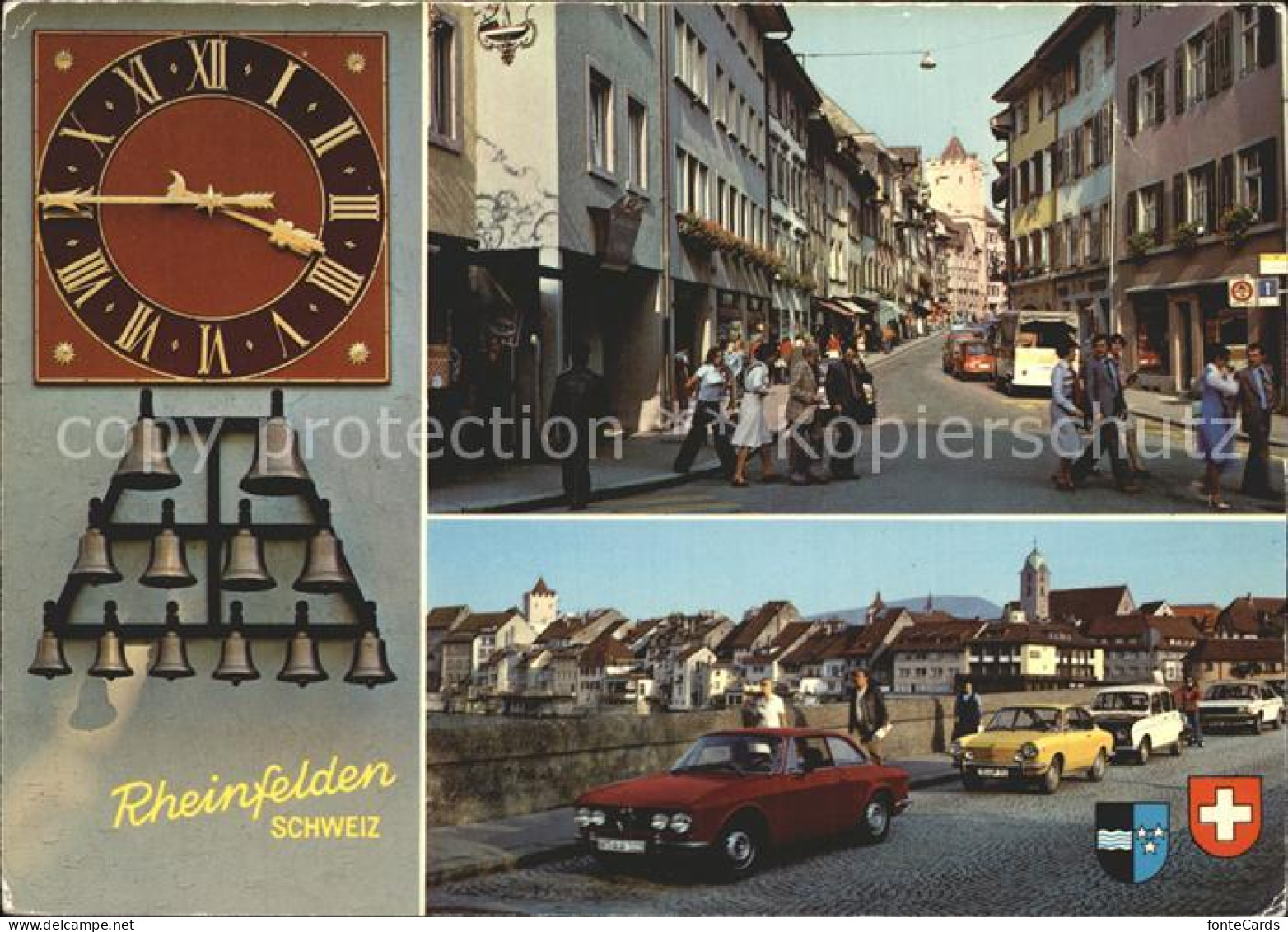12297456 Rheinfelden AG Innenstadt Bruecke Uhr Glocken Rheinfelden - Andere & Zonder Classificatie